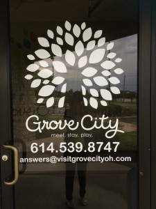 Big Changes - Visit Grove City signage